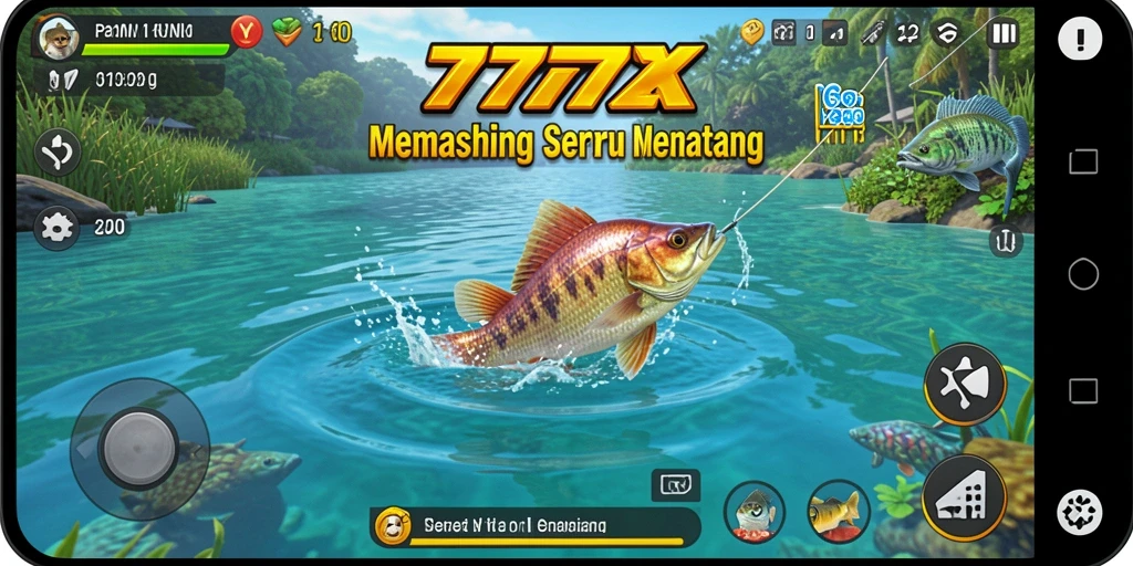 Tangkapan ikan yang berwarna-warni dalam gameplay 777ZX.