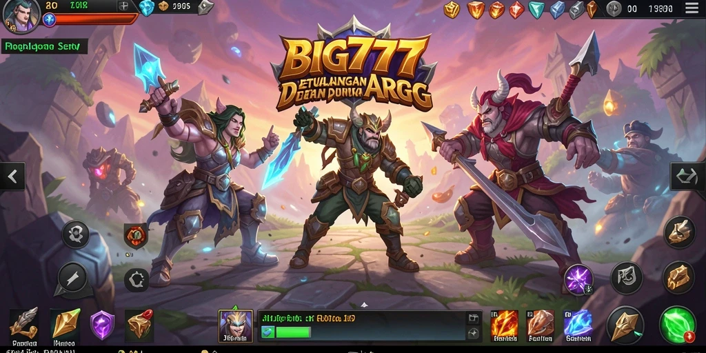 Tampilan gameplay <strong>BIG777</strong> yang menegangkan di dunia ARPG.