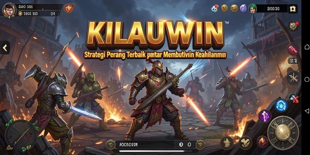 Screenshot KILAUWIN menampilkan aksi pertarungan strategis yang mendebarkan.