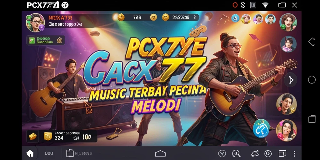 Tampilan menarik gameplay PCX777 yang mengasyikkan.