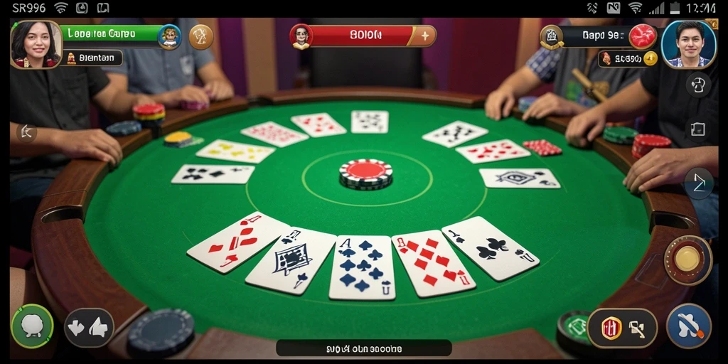 Tampilan gameplay SR996 yang seru saat bermain Gaple.