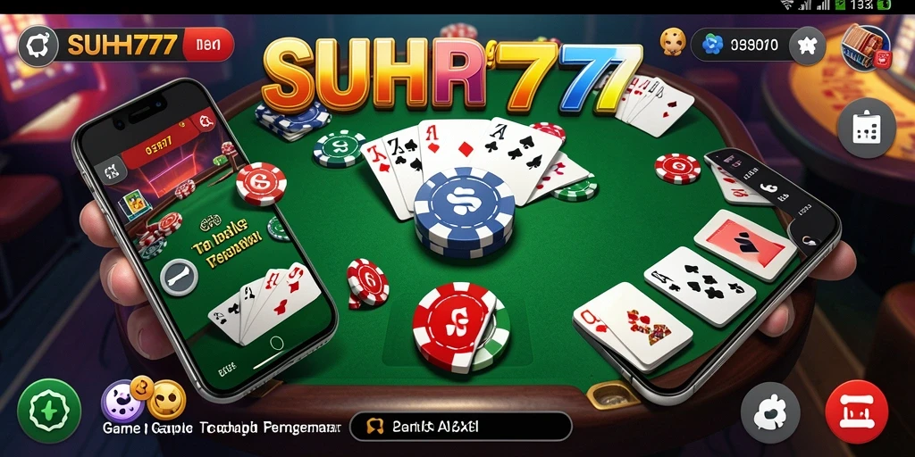 Tampilan gameplay Gaple yang seru dan interaktif di SUHU777.