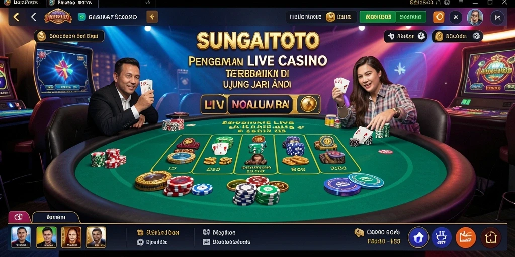 Tampilan gameplay SUNGAITOTO yang seru dan interaktif.
