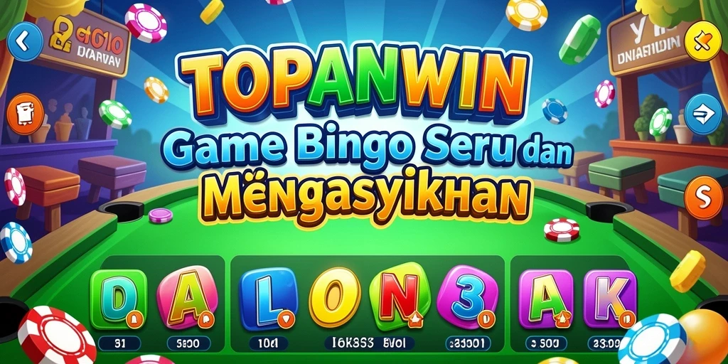 Tampilan gameplay seru dari TOPANWIN dengan suasana Bingo yang menegangkan.